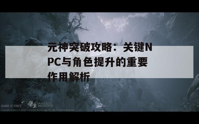元神突破攻略：关键NPC与角色提升的重要作用解析
