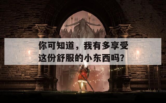 你可知道，我有多享受这份舒服的小东西吗？