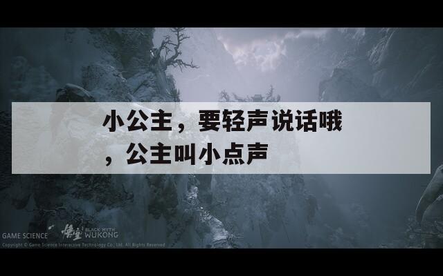 小公主，要轻声说话哦，公主叫小点声