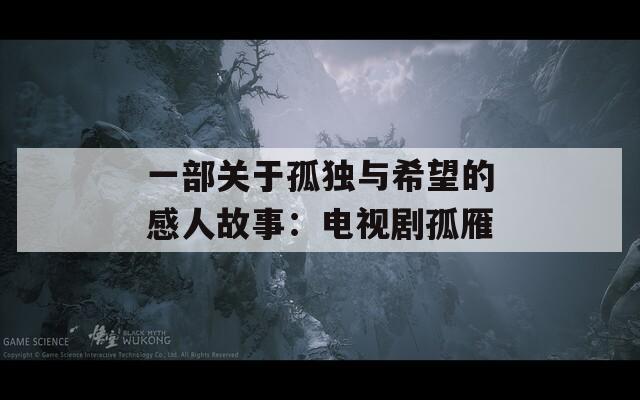 一部关于孤独与希望的感人故事：电视剧孤雁