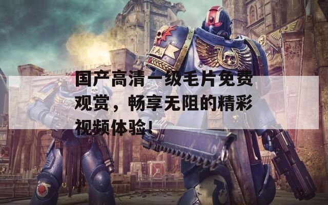 国产高清一级毛片免费观赏，畅享无阻的精彩视频体验！