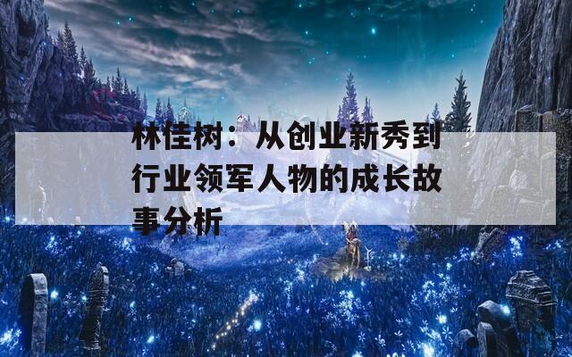 林佳树：从创业新秀到行业领军人物的成长故事分析