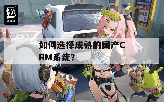 如何选择成熟的国产CRM系统？