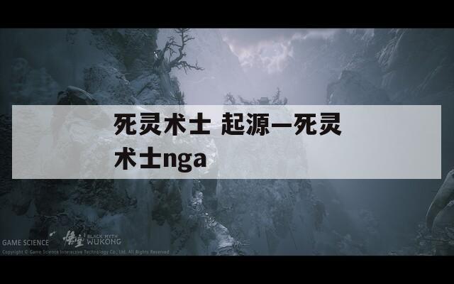 死灵术士 起源—死灵术士nga