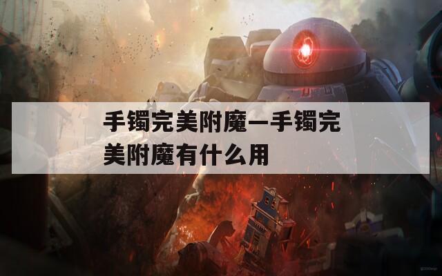 手镯完美附魔—手镯完美附魔有什么用